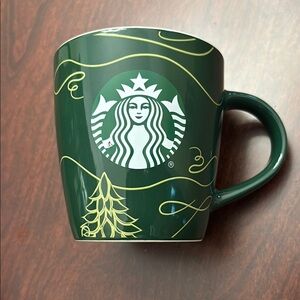 Starbucks Green Holiday Mug